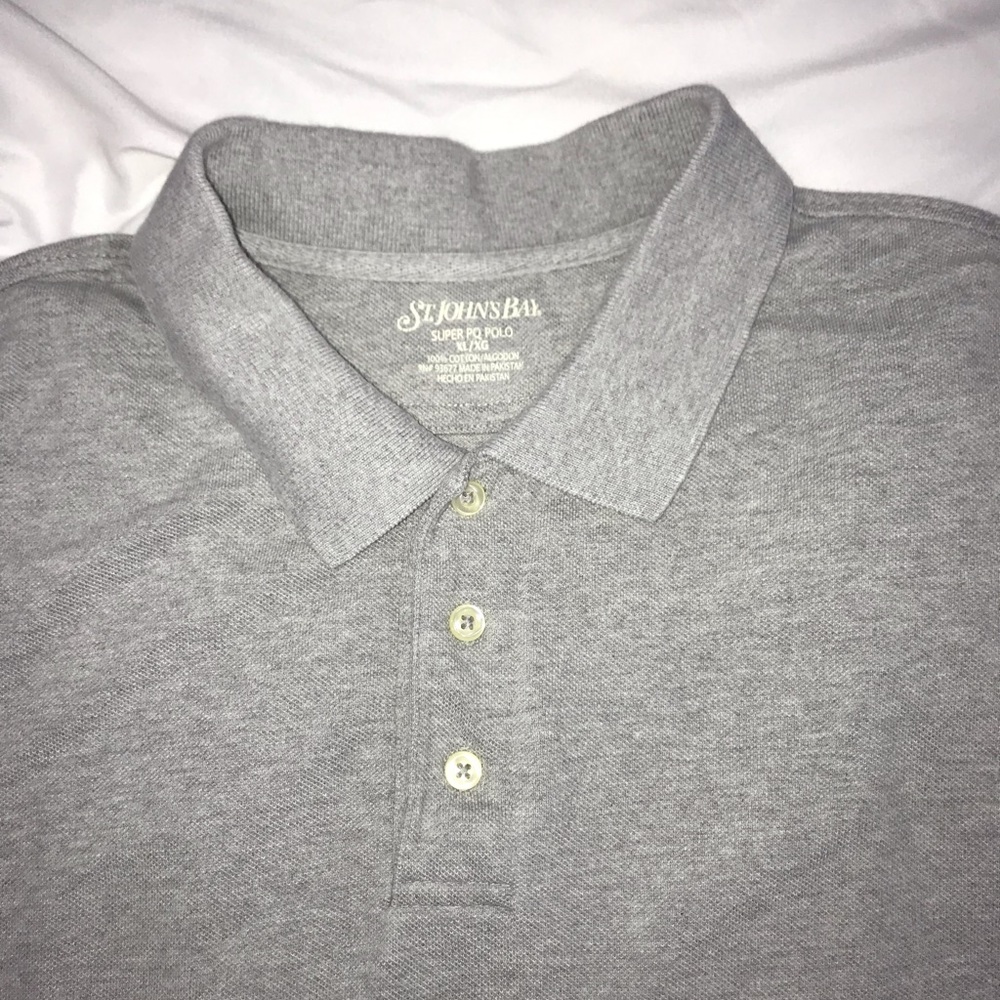 Bundle: 2 Men’s XL polos: St. John’s Bay & Adidas